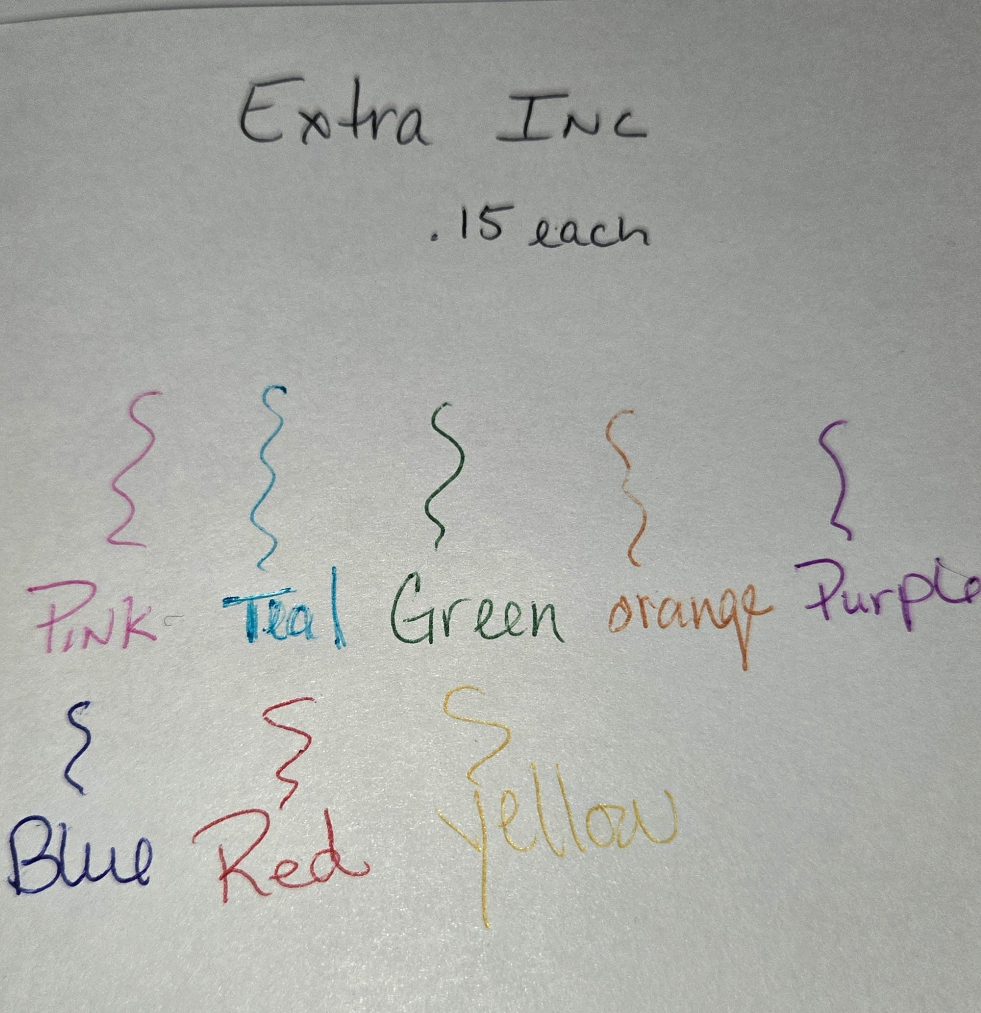 Extra Ink for pens