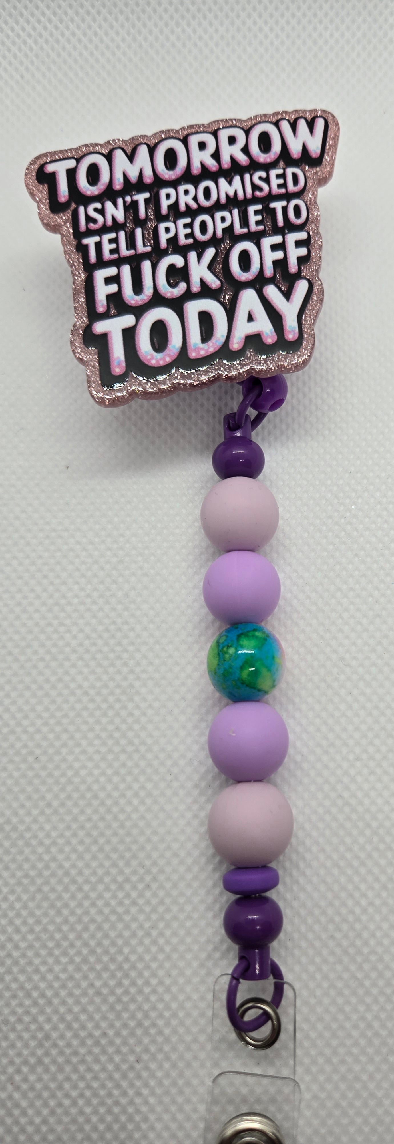 Badge Reels with acrylics ready made